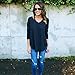 FAPIZI ♥ Women Sweater ♥ Women Long Sleeve T-Shirt Blouse Casual Loose Cotton Tops (XL, Blue)