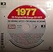1977 Birthday Gift - 1977 Chart Hits CD and 1977 Greetings Card