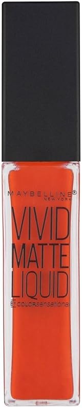 Maybelline LIP CS Vivid Matte 25 Orange Shot Lipstick - Maybelline Brand