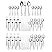 International Silver Adventure 51-Piece Stainless Steel Flatware Set with Serving Utensils and Extra Teaspoons, Service for 8