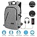 Travel Laptop Backpack Business Laptop Backpack College School Backpack with USB Charging Port and Lock &Headphone interface Water-resistant Laptop Bag for Women and Men Fits up to 15.6-Inch Laptop