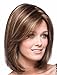 TSNOMORE Shoulder-Length Short Straight Brown Wigs Fashion Women's Full Hair Wig for women (Brown)