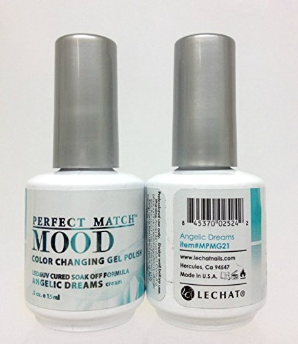 LECHAT Perfect Match MOOD COOL Color Changing Gel Polish Angelic Dreams 0.5 Oz
