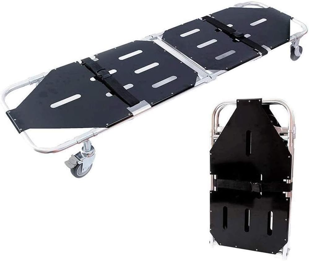 Transport Medical Stretcher with Breakaway Hinge Mechanism Emergency Rescue Portable Medical Stretcher - Aluminum Alloy Patient: Home & Kitchen