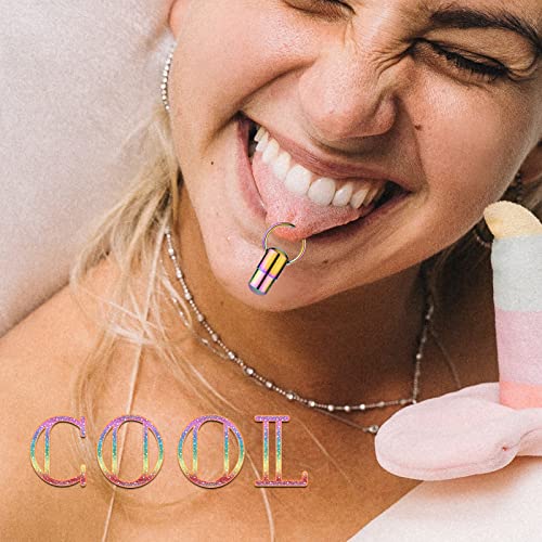 best sonic vibration machine Blue Titanium LIX Vibrator Tongue Ring main image 0