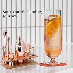 Hinouqea Cocktail Shaker Set Bartender Kit with