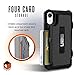 URBAN ARMOR GEAR UAG iPhone XR [6.1-inch Screen] Trooper Feather-Light Rugged [Black] Military Drop Tested iPhone Case
