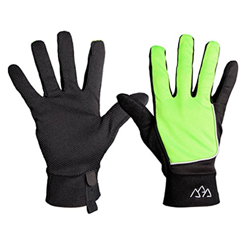 SANTO Cycling Gloves Mountain Bike Gloves Road Racing Bicycle Gloves Light Silicone Gel Pad Riding Gloves Touch Recognition Full Finger Gloves Men/Women Work Gloves (red)