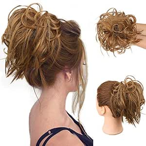 Amazon.com: Tousled Updo Messy Bun Hair Piece Hair Extension Ponytail