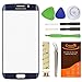 Samsung Galaxy S6 Edge Screen Lens Glass Replacement CrazyFire Kit With Adhesive Tape And Tools Kit For G920 G925A G925P G925T G925V G925R4 G925F(Black)
