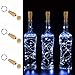 AnSaw USB Powered 20LED Wine Bottle Cork Lights 3 Pack Rechargeable Bottle String Lights Bottle Starry Fairy Home Twinkle Decorative Lights for Party, Christmas, Halloween,Wedding (Cool White)