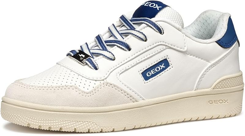 - J WASHIBA Boy D, Zapatillas Niños, White/Navy,