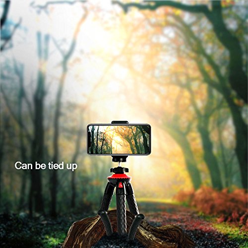 image for Phone Tripod, ELOKI Flexible iPhone Tripod / Camera Tripod with Gopro 