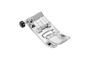 FIKLOTA Zig Zag Presser Foot (J) for Low Shank Snap-On Singer, Brother, Janome, Juki, Babylock, Elna, Kenmore, White, Necchi, Simplicity, New Home, Euro-Pro, and More Sewing Machines