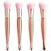 Makeup Brush Sets Foundation – LADES 10 Pcs Brush Cosmetic Set New Makeup Brush Set Kit Mermaid Design Best For Foundation Contouring with Sponge and Brush Egg