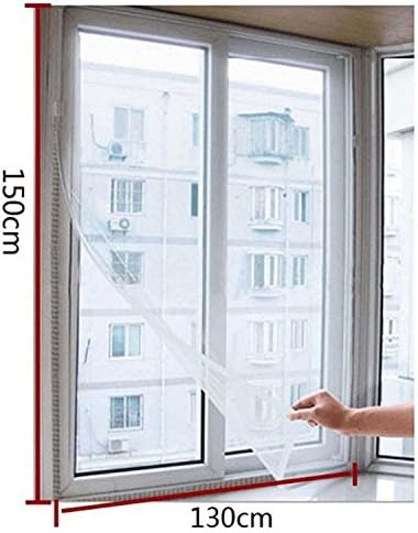 New Fashion Door Window Flyscreen Wire Net Fly Bug Mosquito Mesh Screen Curtain White