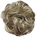 CAISHA Messy Scrunchie Bun Voluminous Wavy Hairpiece Heat-resistant Synthetic Fibres Blonde G11A