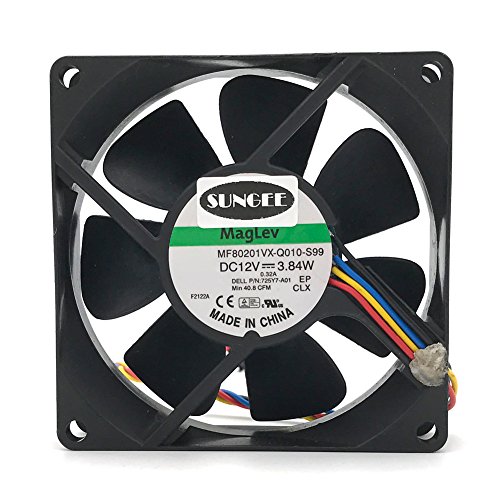 MF80201VX-Q010-S99 8020 cooling fan with 12V 3.84W 808020mm 4wires 5Pin 725Y7