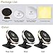Magnetic Cell Phone Holder, Baseus 360 Degree Rotatable Car Mount Holder Phone Vehicle Mount for iPhone 7 Plus SE 6s Plus, Samsung Galaxy S7 S6 Edge+, LG etc smart Phone Universal（GOLD）
