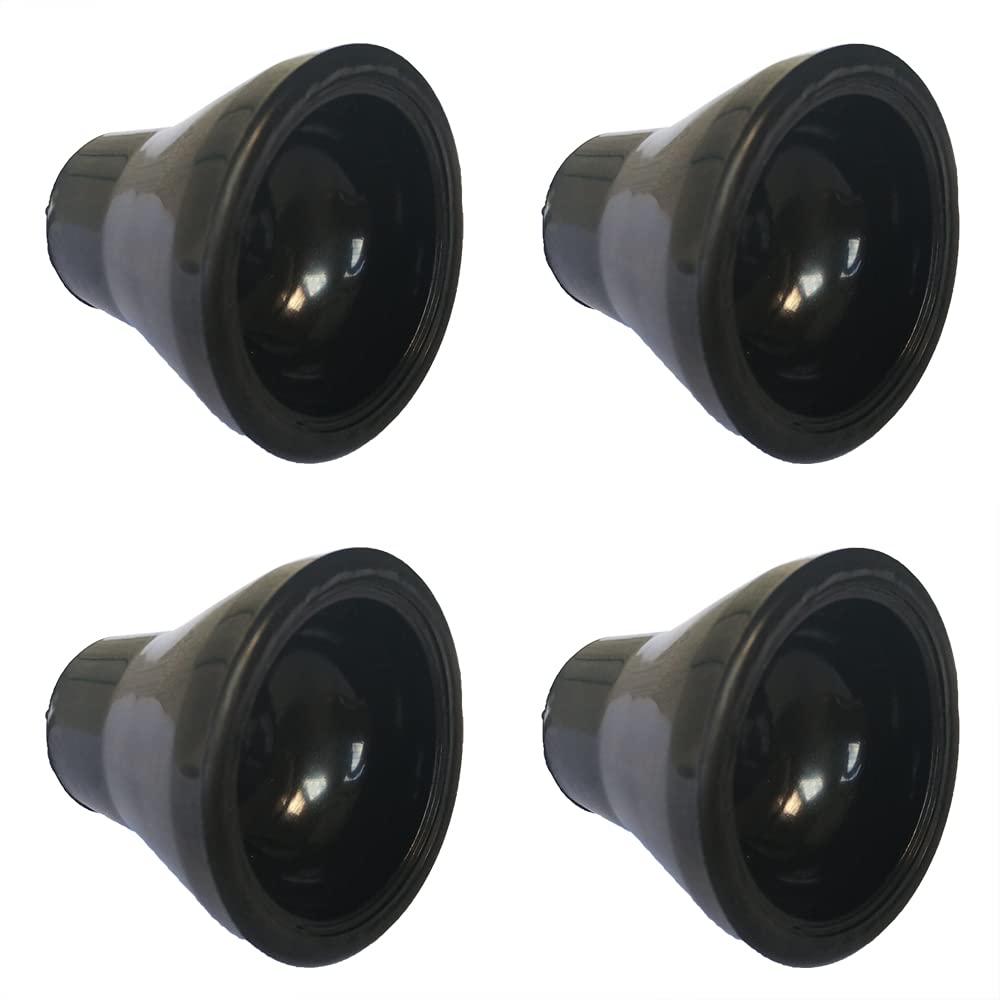 Pirhosigma 4 PCs Tee Golf Ball Retriever Sucker Grabber Suction Cup Pick Up Back Saver Put On Putter Grip