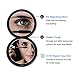 OMIRO Folding Compact Mirror, 1X/10X Magnification 2½” Pocket Size Round Hand Mirror for Travel Makeup (Black)