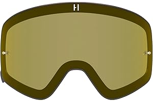 Havoc Racing Infinity Lenses - Interchangeable Magnetic Replacement Lenses - Anti-Fog, Anti-UV, Anti-Scratch Wide Goggle Lens