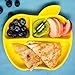 Munchkin Lil' Apple Divided Toddler Plates, 3 Count