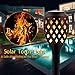 Solar Lights Outdoor 2 Pack Torch Patio Lights Led Solar Path Torch Light Waterproof Christmas Decoration with Flickering Flame Dusk to Dawn Auto On/Off Security Torch Light Dancing Flame