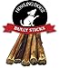 Howling Dogz Grass Fed Beef Bully Sticks, (5) 6 inch