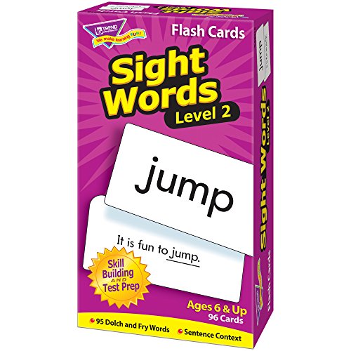 Level 2 Sight Words Skill Drill Flash Cards, Pack of 96 Card Game