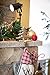 BirdRock Home Christmas Tree Stocking Holder | Holiday Greetings Mantle Fireplace Topper | Decorative Christmas Stocking Holder | Stainless Steel