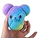 Highpot Jumbo Squishies Galaxy Bear Kawaii Squishy Slow Rising Cream Scented Stress Relief Toy for Kids/Adults (Blue)
