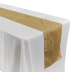 Efavormart 12" x 108" Gold Accordion Crinkle
