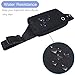 Black Fanny Pack Men Women Waist Bag Pack Quick Release Buckle Water Resistant
