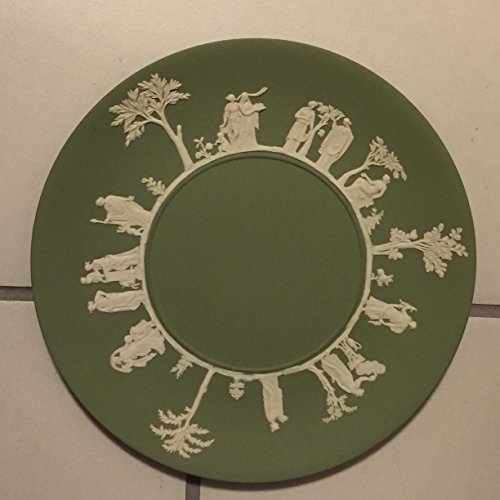 Wedgwood Jasperware Plate. Wedgwood Gold Plate & Green Jasperware