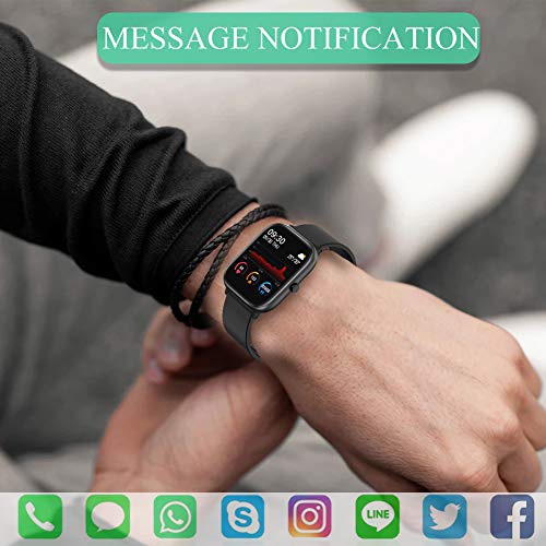 Pubu Smart Watch For Android Phones Compatible Iphone Ios Phones Fitness Tracker With Heart Rate Monitor For Men Women Gps Run Step Counter Interchangeable Watch Band Personalized Watch Faces Pricepulse