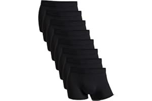 youlehe Men's Underwear Soft Bamboo Viscose Boxer Briefs Stretch Trunks Pack