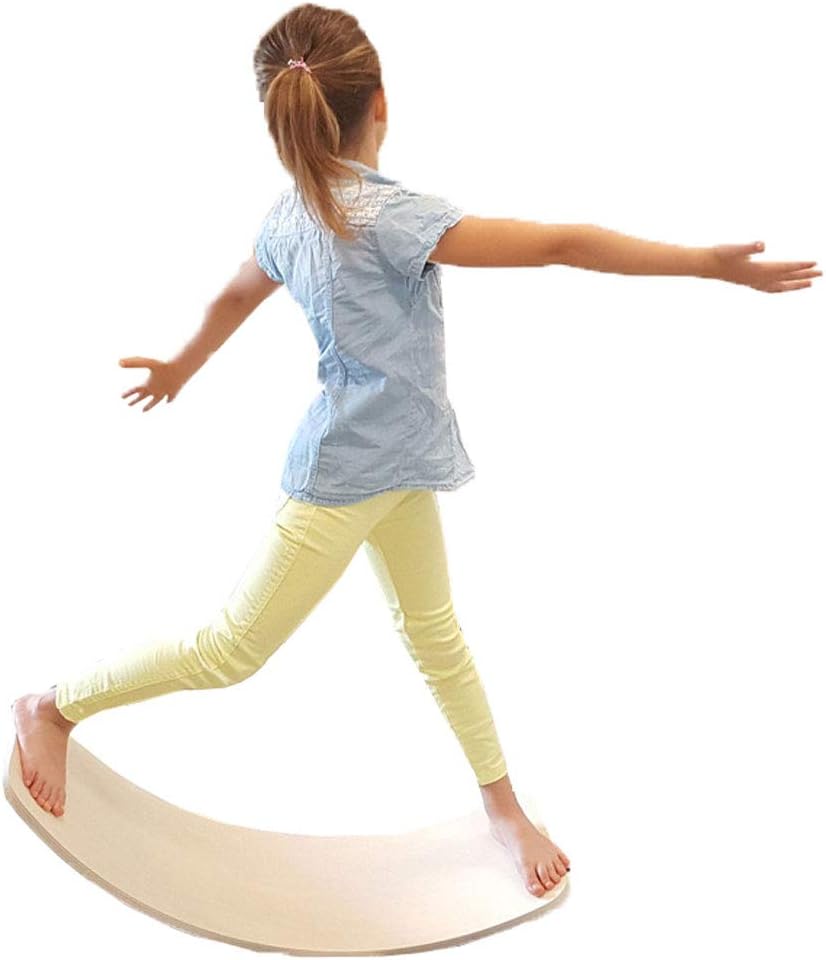 FEIYUN Wobble Balance Board, Multifunction, Wooden Stability Trainer, Environmentally Friendly, Non-irritating Taste, for Rehabilitation Training Limb Stability