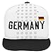 World Cup Soccer Germany Mens -Jersey Hook Flag Snapback, White, One Size