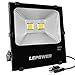 LEPOWER 100W LED Flood Light Outdoor, Super Bright Outdoor Work Light, 500W Halogen Bulb Equivalent, IP66 Waterproof, 8000lm, 6000K, White Light,Floodlight (100W White Light) primary