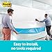 Post-it Dry Erase Whiteboard Film Surface for Walls, Doors, Tables, Chalkboards, Whiteboards, and More, Removable, Stain-Proof, Easy Installation, 4 ft x 3 ft Roll (DEF4X3A)
