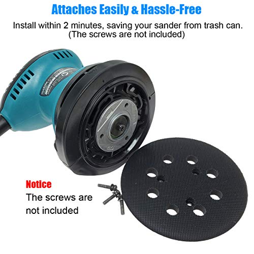 5Inch Hook & Loop Sander Pad For DeWalt, Makita, Porter Cable and