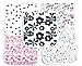 NJ BABY GEAR EST. 2019 Burp Cloths for Baby Girls - 5 Pack Absorbent Burping Cloth, Burp Clothes, Newborn Towel - Milk Spit Up Rags - Burpy Cloth Bib for Girl - Burp Cloths Floral