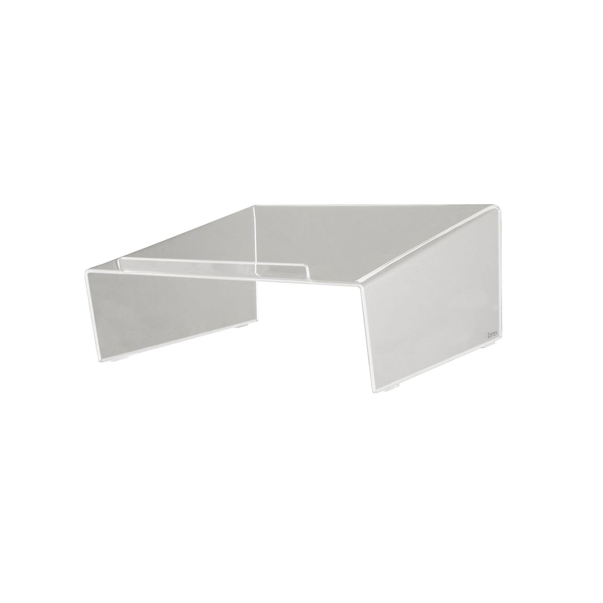 Kantek Angled Telephone Stand, Clear Acrylic, 10 x 9.5 x 4.5 Inches (ATS580)