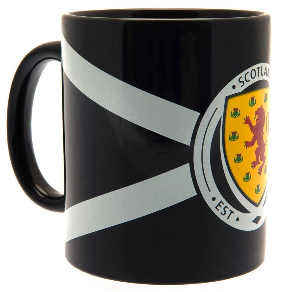 Hy-Pro Officially Licensed Scotland FA Ceramic Mug - 11oz/325 ml Football Fan Cup for Hot Drinks - Microwave & Dishwasher Safe Gift for Men & Boys