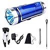 RUIMX-IPX7-Waterproof-Professional-Searchlight-LED-Spotlight-with-White-Blue-Light-Color-3-x-18650-Rechargeable-Battery-Tripod-Reading-Light-Perfect-for-Fishing-Hunting-Camping-Boating
