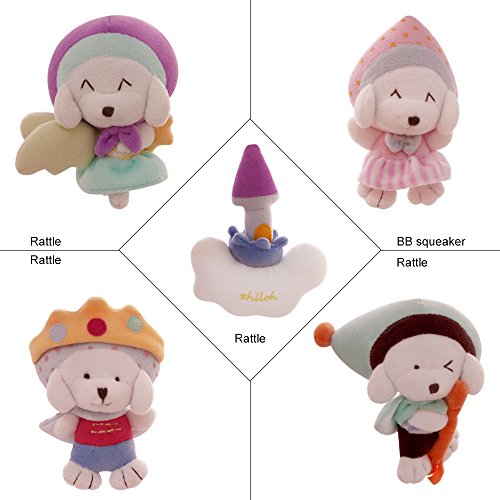 SHILOH Baby Crib Decoration Newborn Gift 60 tunes Pllush Musical Mobile (Poodle Triangle) - Thumbnail 3