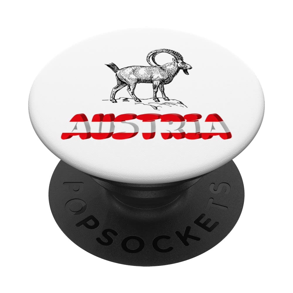 Austria Holiday Outfit Tirol Vienna With Mountains Austria PopSockets Swappable PopGrip