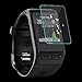 Compatible with Garmin Vivoactive HR Tempered Glass Screen Protector (3-Pack), QIBOX 9H Hardness Multi-Layer Explosion-Proof and Anti-Bubble Screen Guard for Vivoactive HR