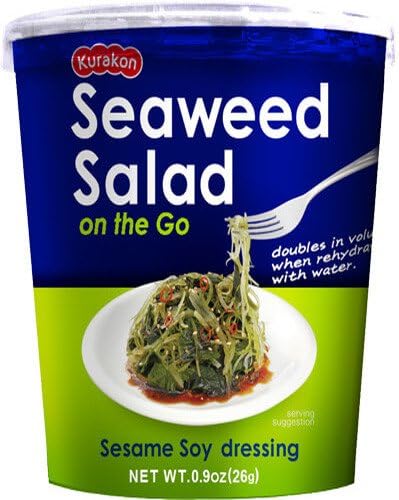Japanese Delight Seaweed Salad On The Go, Sesame Soy, 0.9 Oz (Pack of 6)